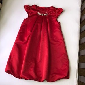 Gymboree formal red polyester dress size 5t